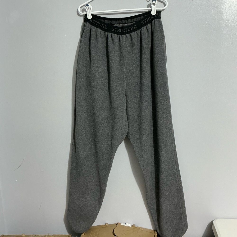 grey Calvin Klein Modern Structure fleece sweatpants size XL